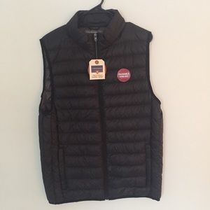 Zip up Vest with easy pack bag